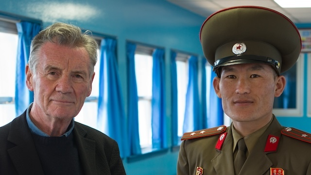 Michael Palin in North Korea promo